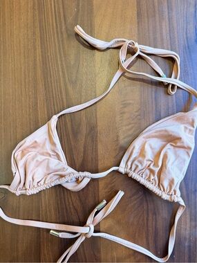 Monday Swimwear Palma Top- Sand size small